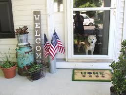 summer front porch decorating the