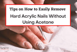 remove acrylic nails without acetone