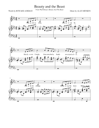 Beauty And The Beast Sheet music for Piano (Solo) | Musescore.com