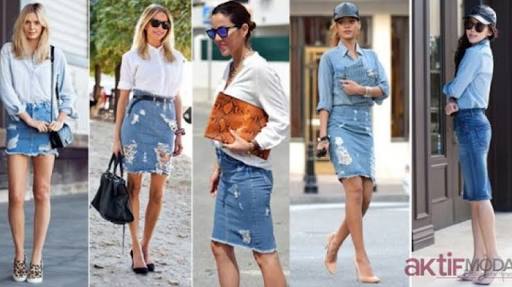 Kot etek kombini nasıl yapılır Kot etek kombini nasıl yapılır