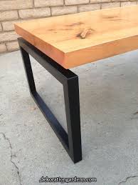 live edge wood slab coffee table