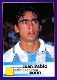 Juan pablo sorín (born 5 may 1976) is an argentine former footballer and current sports broadcaster, who played as a left back or left midfielder. Sticker 472 Juan Pablo Sorin Diamond World Cup 1998 Laststicker Com