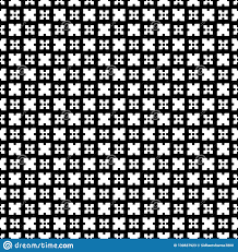 Abstract Black And White Repeated Design Pattern Vector