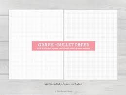 Printable Graph Paper And Bullet Journal Dot Paper Etsy