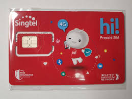 singtel prepaid sim card 10 value