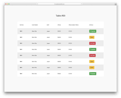 40 best css table templates for