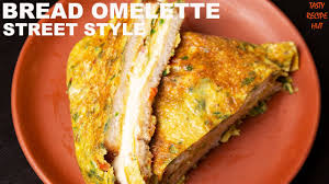street style bread omelette recipe