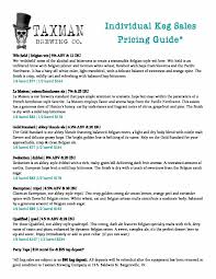 Brew day, wherein malts and hops are combined and boiled, then cooled and transferred into a. Individual Keg Sales Pricing Guide Taxman Brewing Company