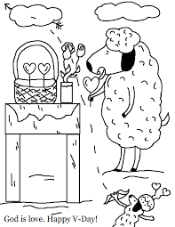 Jesus loves me coloring page. Valentine S Day Coloring Pages For Sunday School
