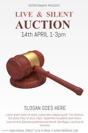 Auction Flyer Template Postermywall