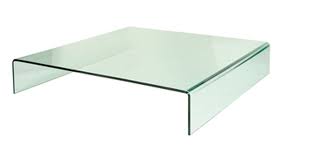 large square glass coffee table