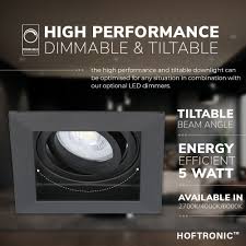 dimmable led downlight durham black