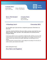 Business To Business Letter Template Letter Of Intention