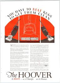 hoover vacuum cleaner 1920 s 8 5 x11 75