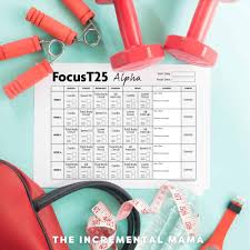 free printable focus t25 calendar