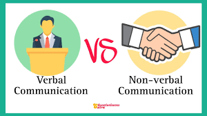 verbal communication vs non verbal