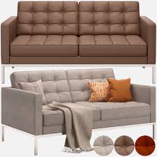 Florence Knoll Relaxed Settee 3d