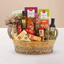 grand meat cheese charcuterie gift basket