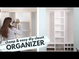 closet organizer build how to