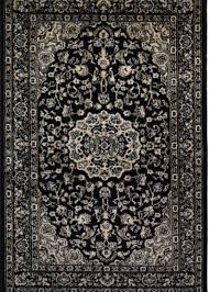 art silk tabriz black area carpet 4