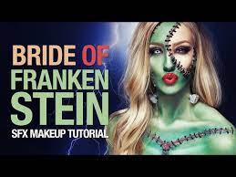 bride of frankenstein halloween makeup