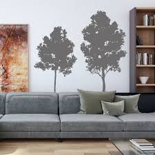 Silhouette Tree Wall Stickers Living