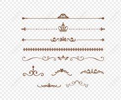 european decorative lines png image and