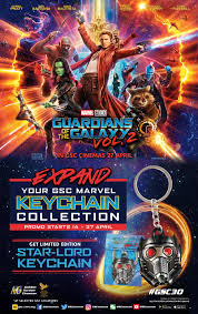 Stream marvel studios' guardians of the galaxy vol. Gsc Cinemas Free Guardian Of The Galaxy Star Lord Keychain With 2 Advanced Tickets Purchase 14 April 2017
