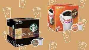 Cup of coffee contains 95 to 200 mg of caffeine. K Cups Get 24 To 48 Count Boxes From Dunkin Starbucks And More From 6