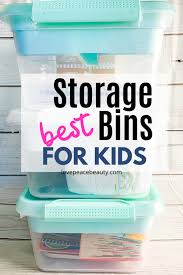 storage bin organization for kids ideas