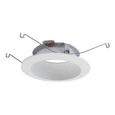 Halo 593wb 5 Inch Micro Step Baffle Recessed Trim Round White Flange Recessed Lighting Indoor Fixtures Lighting Lighting Monarch Electric