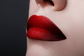 make up dark red lipstick y lips