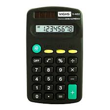 Nuestra calculadora te permite verificar tus soluciones a ejercicios de cálculo. Calculadora De Bolso 8 Digitos V 402 Vighs Na Papelaria Art Nova