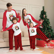 merry christmas family matching pajamas