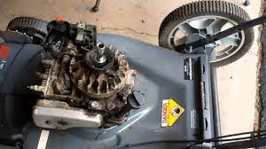 Removing Lawn Mower Engine Part 1 - YouTube