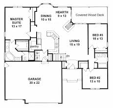 Plan 1651 Split Bedroom Ranch W 3