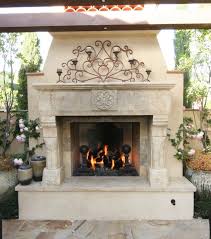 Stone Fireplace Mantels Mediterranean