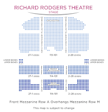 richard rodgers theater seating chart