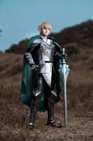 fate grand order fate extra ccc round table knight saber gawain cosplay armor and sword