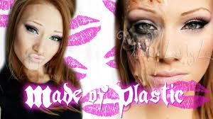 plastic melted barbie makeup tutorial