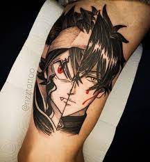 Check out amazing black_clover artwork on deviantart. 0 Me Gusta 0 Comentarios Animetattoo Animetatto En Instagram Beautiful Rizztattoo As Anime Tattoos Clover Tattoos Tattoos