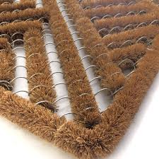 coir fiber door mat with iron 75x45