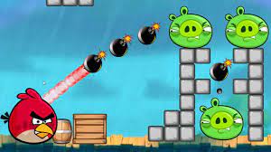 Boom Bad Piggies! - ANGRY BIRDS BLAST PIG BY THROWING BOMB! - YouTube