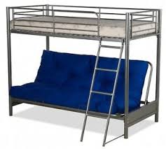 Metal ones offer more of a modern look and minimalist feel. Futon Bunk Metal Silver Steel Single Bed Bed Folding Sofabed Underneath Ebay
