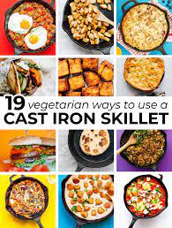 19 vegetarian cast iron skillet recipes