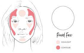 The contours a round face to an elongated one, the round one looks for to extend its face, on the other. Contouring Makeup For A Round Face 100 Pure 100 Pure