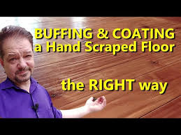 buff and coat a hand sed floor