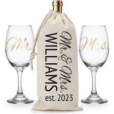 Custom Wine Bags For Your Bridal Party