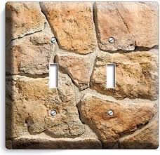 Rustic Stone Brick Rock Wall Style