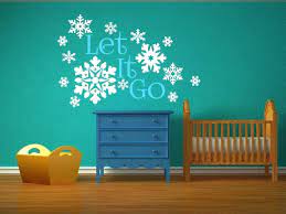 snowflakes wall sticker decal